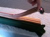 Old rubber cushion nolonger attached to the rail