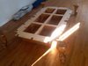After repairing the pool table is ready to be set back up