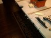 Wood shims used to raise the slate to level your play surface for that perfect roll