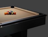 Black Contemporary Style Rails with Drop Pocktes