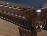 Traditional Mahogany Finish Rail with Leather Shield Pockets
