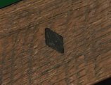 Weathered Brown Finish with Cast-Iron Diamond Shape  Sites