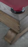 Antique Oak Finish with corner drop pocket