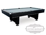 Back Diamond Pool Table