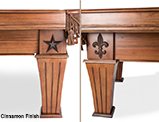 Fleur de Lis or Star Medallion with Cinnamon Finish