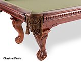 Corner Pocket Chestnut Finish View