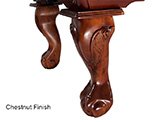 Chestnut Finish Ball and Claw