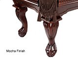 Mocha Finish Ball and Claw