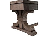 Exquisite Weathered Natural Oak Finish Legs