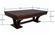 Hamilton Pool Table Dimensions