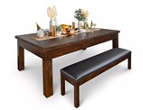 Polk Pool Table with Dinning Top Settting and Bench