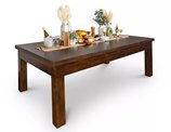 Polk Pool Table with Dinning Top Settting
