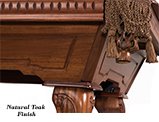 Solid Teak Finish