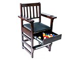 Hamilton Spectator Chair with Open Drawer