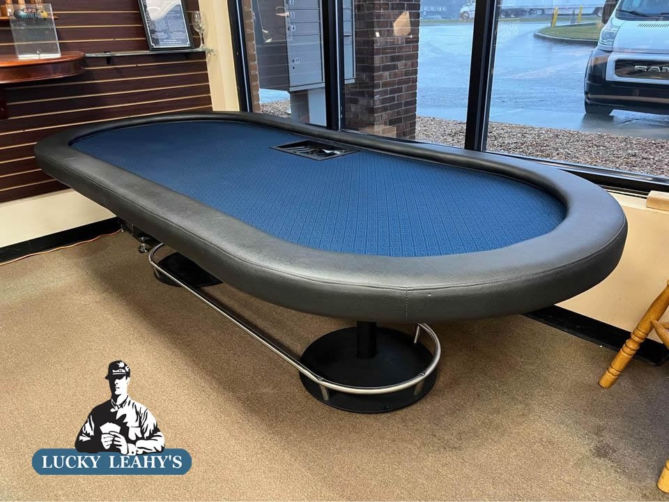 Custom 9ft Lucky Leahy’s LED Lights Poker Tables