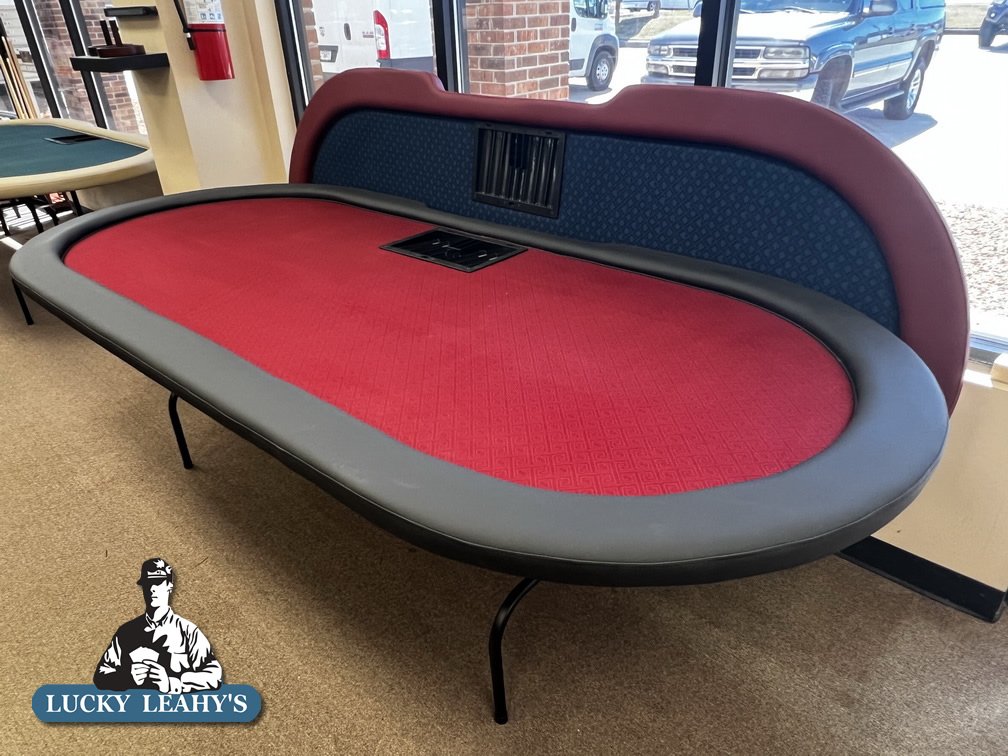 Custom 9ft 10 Person Lucky Leahy’s Poker Tables