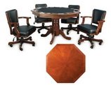 Presidential Poker Table with Chair Set