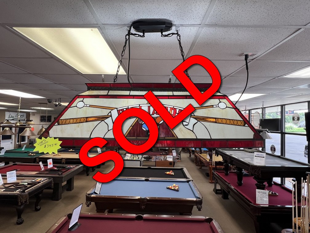 Stained Glass Billiards Light