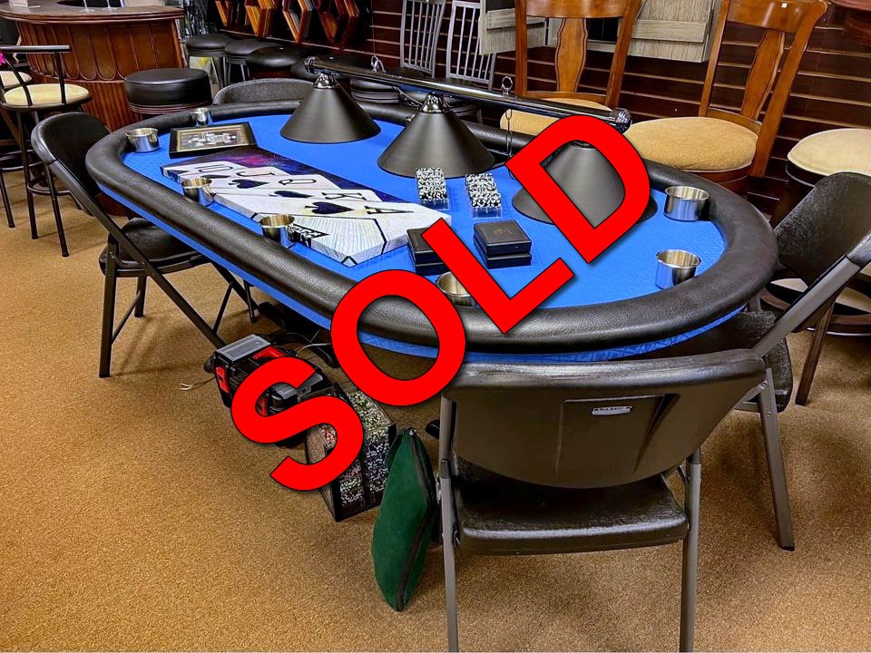 86in Texas Holdem Poker Table & Chair Package