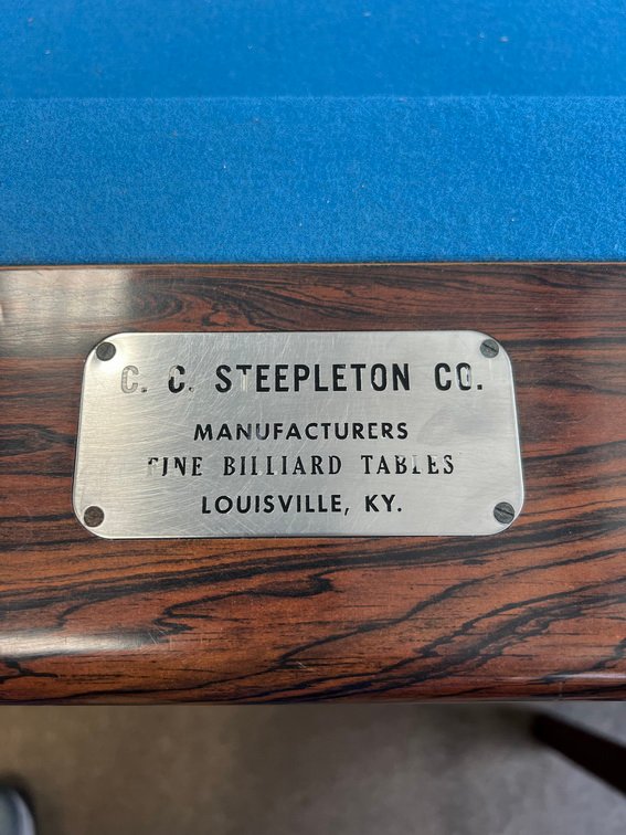 Pro 8 Steepleton Name Plate